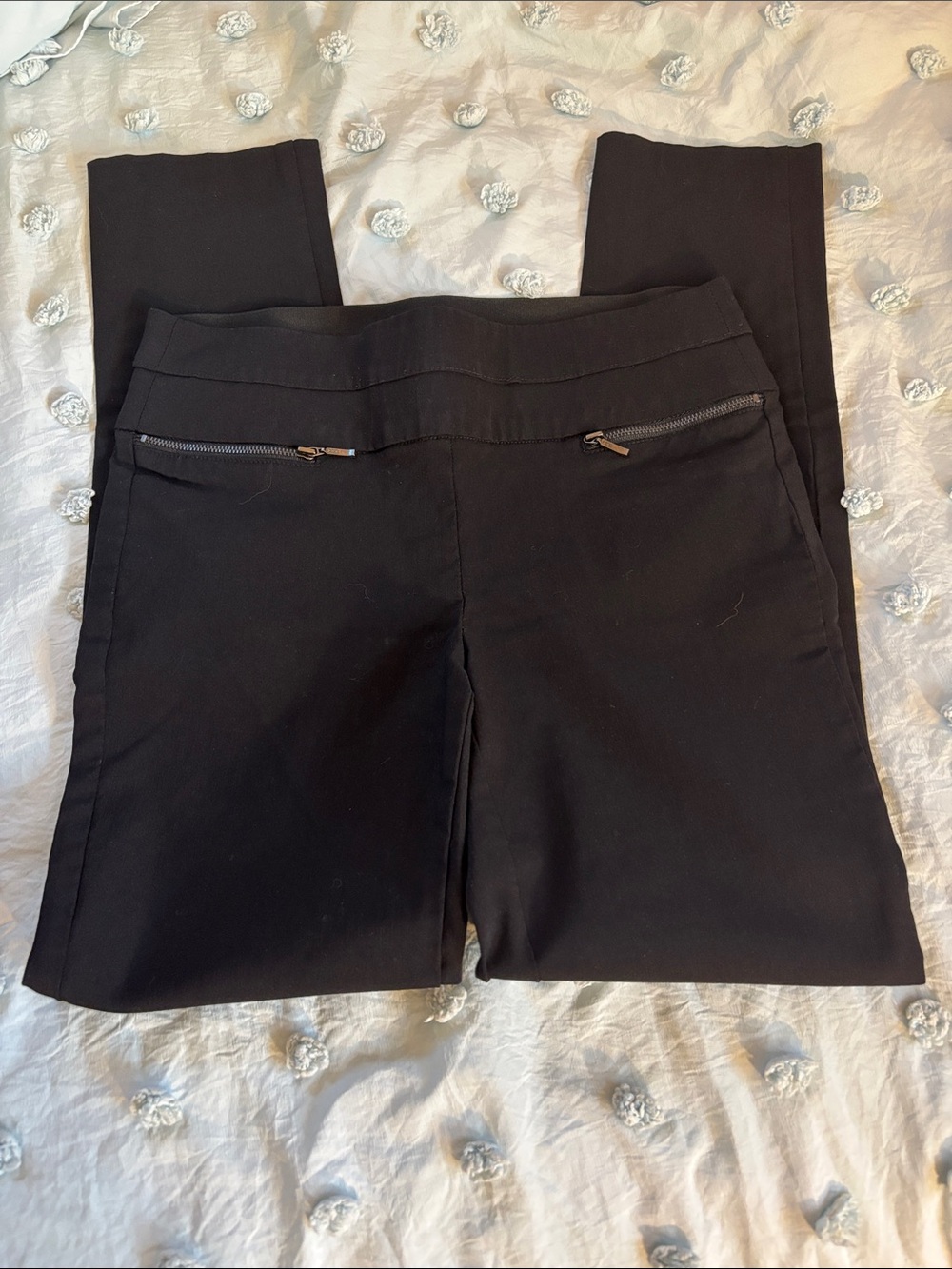 Candie's Black Ponte Leggings with Branded Waist Label